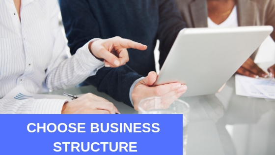 Choose Business Structure Registration Process