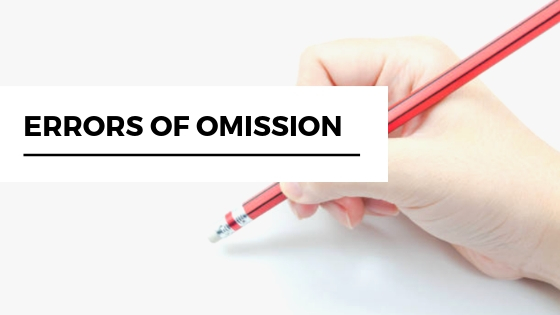 Accounting Omission Errors